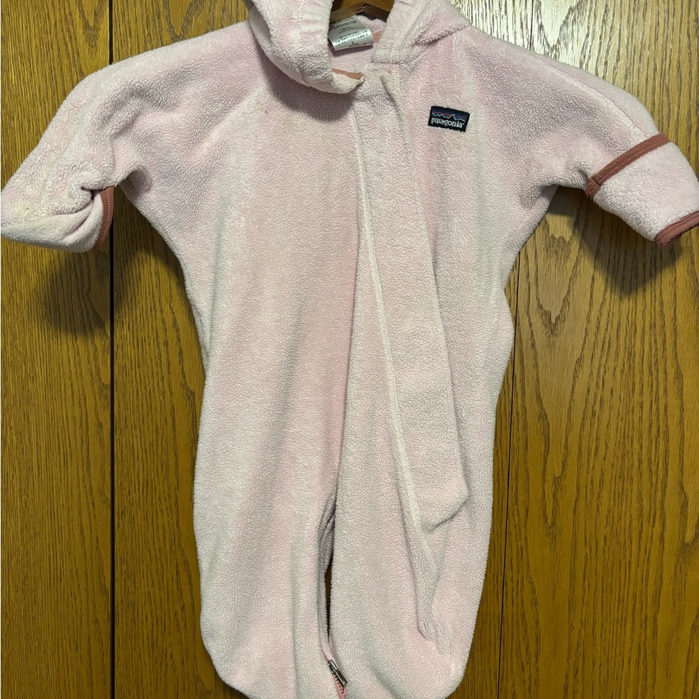 Patagonia Light Pink Baby Onesie